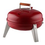 Americana Lock'N Go Charcoal Grill, Red