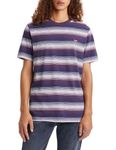 Levi's Men's Ss Original Housemark Tee-Striped Chesthit Logo T-Shirt, Nostalgia Hortensia, XS