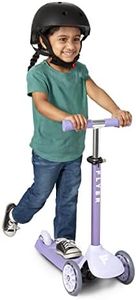 Flyer Glider Jr., Lean to Steer Toddler Scooter, Purple, for Kids Ages 2-5 Years