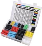 Heat Shrink Tubing Kit, 11 Sizes, 2:1 Ratio, 580 pcs, Heat Shrink Wrap, Wire Shrink Wrap Tubing, Wire Shrink Tubing, Wire Heat Shrink, Electrical Shrink Wrap Tubing, Shrink Tubing for Wires