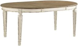 Signature Design by Ashley D743-35 Realyn Dining Room Table, Chipped White