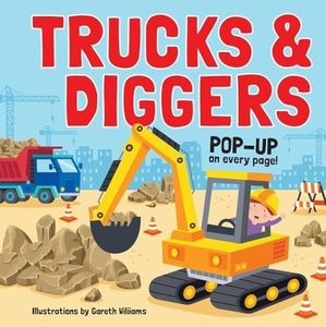 Lake Press Trucks and Diggers Pop-Up Book - Hardcover - 01 October 2020