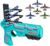 Play Vista Air Launcher Gun Shooting Airplane Toy Airplane Launcher Toy Catapult Aircrafts Gun with Foam Aircrafts, Shooting Games Outdoor Sport Activity Birthday Gifts Party Gifts for Kids Toddlers