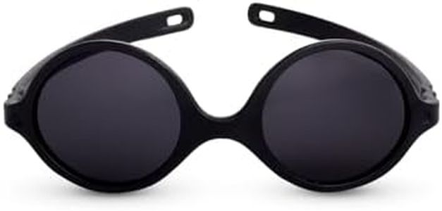 Ki ET LA Unisex-Kinder Gafa Sol de Meses Black Sonnenbrille Diabola 2.0 0-12 Monate SCHWARZ, Negro