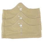 More of Me to Love Viscose and Cotton Blend Bra Liners (Beige, Large, 3-Pack) - Seamless, Tagless, Wicking, Beige, L