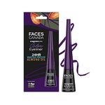 FACESCANADA Magneteyes Color Eyeliner Gel - Dramatic Purple,4Ml|Glossy Finish|24Hr Long-Lasting|Waterproof|Smudgeproof|Precise Application|Intense Color Payoff|Almond Extract & Vitamin E