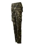 Aeslech Womens Camouflage Cargo Work Trousers Ladies Combat Heavy Duty Multi Pockets Casual Pants Camo 169 US 8 - UK 10