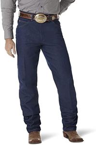 Wrangler Men's Cowboy Cut Relaxed Fit jeans, Rigid Indigo, 34W x 32L US