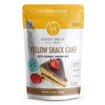 Good Dee’s Yellow Snack Cake Baking Mix | Keto Baking Mix | Sugar-Free, Gluten-Free, Grain-Free, Soy-Free, Low Carb Cake Mix | Diabetic, Atkins & WW Friendly (2g Net Carbs, 12 Serving)