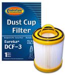 EnviroCare Replacement Premium Vacuum Cleaner HEPA Filter made to fit Eureka Style DCF-3 Bagless Uprights