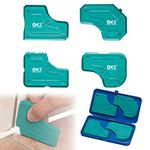 ORXPLUS TOOLS 4 Pieces Caulking Tool Kit Silicone Sealant Finishing Tool for Silicone Sealant Grout Finishing Sealing, Green
