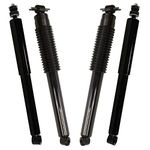 AutoShack Front & Rear Shock Absorbers Set of 4 Replacement for 2007-2017 Jeep Wrangler 2018 Wrangler JK 3.6L 3.8L V6 4WD RWD KS40013