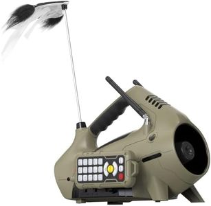Electronic Predator Call, Coyote Caller for Hunting with Decoy Combo, Perfect for Coyote, Fox Hunting, Remote & Bluetooth Control, Play 2 Sounds Simultaneously-Grey Green