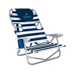 Ostrich OYB-1003S Back Chair, Blue and White Striped