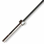 LEEWAY Olympic Barbell Bar 7 feet| Weight Bar for Weightlifting, Powerlifting, CrossFit, Gym Home Exercises rod (49mm Outer Diameter) For 2" Plates with Barbell Clamps (Olympic Barbell 7.1 ft- 20Kg)