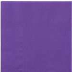 Thali Outlet - 125 x Purple 2 Ply 33cm 4 Fold Paper Napkins Tissue Serviettes for Birthdays Weddings Parties All Occasions