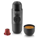 WACACO Minipresso NS, Portable Espresso Machine, Compatible with *Nespresso®* CAPSULES and compatibles, Small Travel Coffee Maker, Manually Operated Coffee Machine for Camping