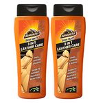 ArmorAll 3 in 1 Leather Care : Cleans, Conditions and restores Leather : Pack of 2