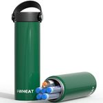 1-WHEAT Insulin Cooler Travel Case 60H 3-5 pens Medication Cooler For Travel Diabetic Travel Case Tsa Approved Medicine Cooler,Medical Travel Cooler Ice Packs(Green)