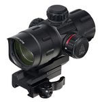 UTG Adult 4.2 Inch ITA Red/Green T-Dot with QD Mount, Riser Adaptor SCP-DS3840TDQ Red Dot Visor, Black, One Size