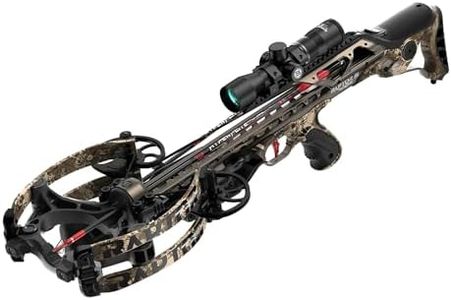 Barnett - Hyper Raptor T-REX Crossbow - 440 FPS Hunting Crossbow w/De-Cocking & Floating TriggerTech - High-Speed Bow w/Scope, Arrows & Quiver - Ultimate Precision & Power