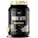 REDCON1 MRE Lite Meal Replacement Powder, Vanilla Milkshake - Animal Based Whole Food Protein Blend with MCT Oil + Pea Protein - Keto Friendly, Low Carb & Whey Free Protein Supplement (1.92 lbs)