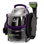 BISSELL SpotClean Pet Pro | 750W Portable Carpet Cleaner | Removes Spills, Stains and Pet Messes | includes Pet Stain Trapper Tool | Cleans Carpets, Upholstery & Car | 15588 | 2.8L | Black/Purple