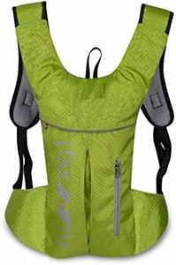 Nivia Gym Drawstring Bag | Running | Polyester (Green, Standard) Yoga | Shopping | Hiking | Camping | Small Backpack