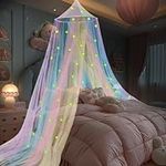 Daksha Rainbow Princess Bed Canopy 