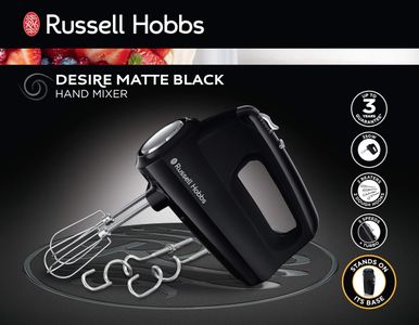Russell Hobbs Desire Hand Mixer – 5 Speed Electric Whisk