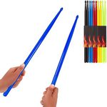 5-pair 5A Drum Sticks, Anti-slipped Classic Drum Stick Kids Drumstick for Beginer Drummer Playing