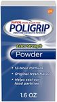 Super Poligrip Extra Strength Denture Adhesive Powder, 1.6 ounce (Pack of 6) (Packaging may vary)