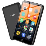 80GB MP3 Player with Bluetooth and WiFi, ZAQE 4" HD Full Touch Screen MP3 Player with Spotify, Amazon Music,YouTube,Libby,Android MP4 Music Player for Kids (Black) (Black)