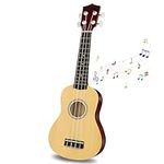Toy Ukulele for Beginner Kids Guitar Toys for 3 4 5 6 Year Old Girls Boys Toddler Wooden Guitar Musical Instrument Toys for 3+ Year Old Kids Gifts Ages 3-5