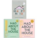 Happy Inside, Mad About the House 101 Interior Design Answers, How to decorate your home with style 3 Books Collection Set