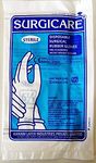 LHMED Disposable surgical rubber gloves (pack of 10 pairs) (white) (7.5)