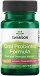 Swanson 3 Billion CFU Oral Probiotic Dietary Supplement, 30 Tablets, Natural Strawberry Flavor