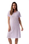 Just Love Womens Nightgown Sleep Dress 6701-10248-PUR-XL