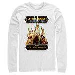 Men's Star Wars The High Republic Jedi For Light and Life Long Sleeve Shirt - White - 2X Large