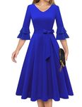 DRESSTELLS Royal Blue Formal Dresses for Women 2024 Evening Party Mother of The Bride Dresses Elegant Fall Homecoming Dress RoyalBlue XL