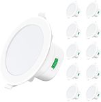 ALUX 10pcs 13W Flat Face Led Ceilin