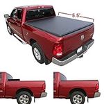 Galaxy Auto Soft Tri-Fold for 2015-24 Ford F150 5.5' Bed (Styleside Models Only) - Black Trifold Truck Bed Tonneau Cover