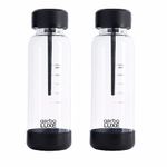 TWENTY39 qarbo LUXE - 1L PET Bottles for Premium Sparkling Water Maker Machine - Twin Pack - includes Two Airplus Carbonation Caps.