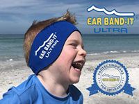 EAR BAND-IT ULTRA Swimming Headband - Best Swimmer's Headband - Keep Water Out Hold Earplugs In - Water Protection - Secure Ear Plugs - Invented by ENT Physician