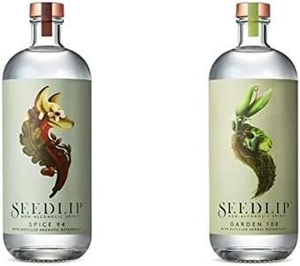 SEEDLIP Spice 94 & Garden 108 Bundle - Non-alcoholic Spirits | Herbal & Aromatic | Calorie Free, Sugar Free | Non-alcoholic Cocktails | 23.7fl oz (700ml)