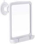 MIRRORVANA Fogless Shower Mirror for Shaving with Hook for Hanging and Anti Fog Shatterproof Surface, Fill Back Chamber/Reservoir with Hot Water for Fog Free Shave