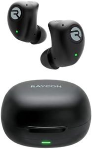 Raycon Fitness Bluetooth True Wireless Earbuds with Built in Mic 56 Hours of Battery, IPX7 Waterproof, Active Noise Cancellation, Awareness Mode, and Bluetooth 5.3 (Black)