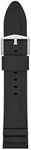 Fossil Men's S221304 Black Silicone 22mm Watch Strap