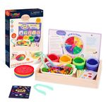 Battat Education – Play Food Set – Toy Food – Toddler Pretend Play Set – Fine Motor Food Toy – 3 Years + – Stir & Sort Food Court