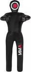 Brazilian Self-Fill Grappling Dummy, 180cm, for BJJ, Wrestling, Judo, Ground and Pound, MMA Training (Black, 5.8 ft)